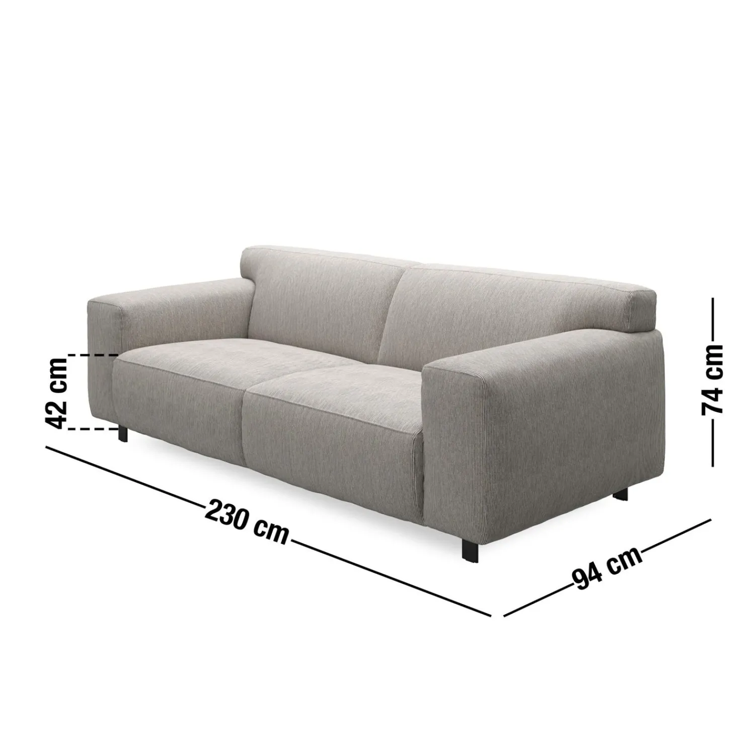 Best ILVA Siena 3 pers. m/2 sæder Sofa