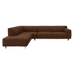 ILVA Siena venstrevendt hjørnesofa med pufafslutning