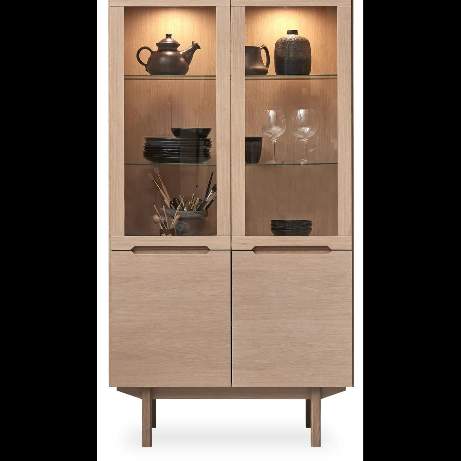 Discount ILVA Skovby Wales SM307 Vitrineskab
