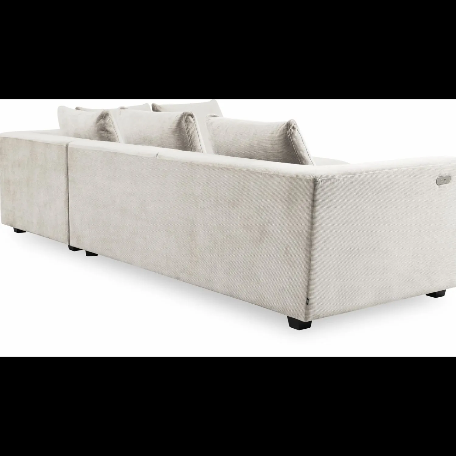 New ILVA Solaro højrevendt hjørnesofa med pufafslutning