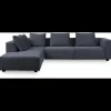 Sale ILVA Solaro venstrevendt hjørnesofa med pufafslutning