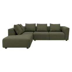Clearance ILVA Solaro venstrevendt hjørnesofa med pufafslutning