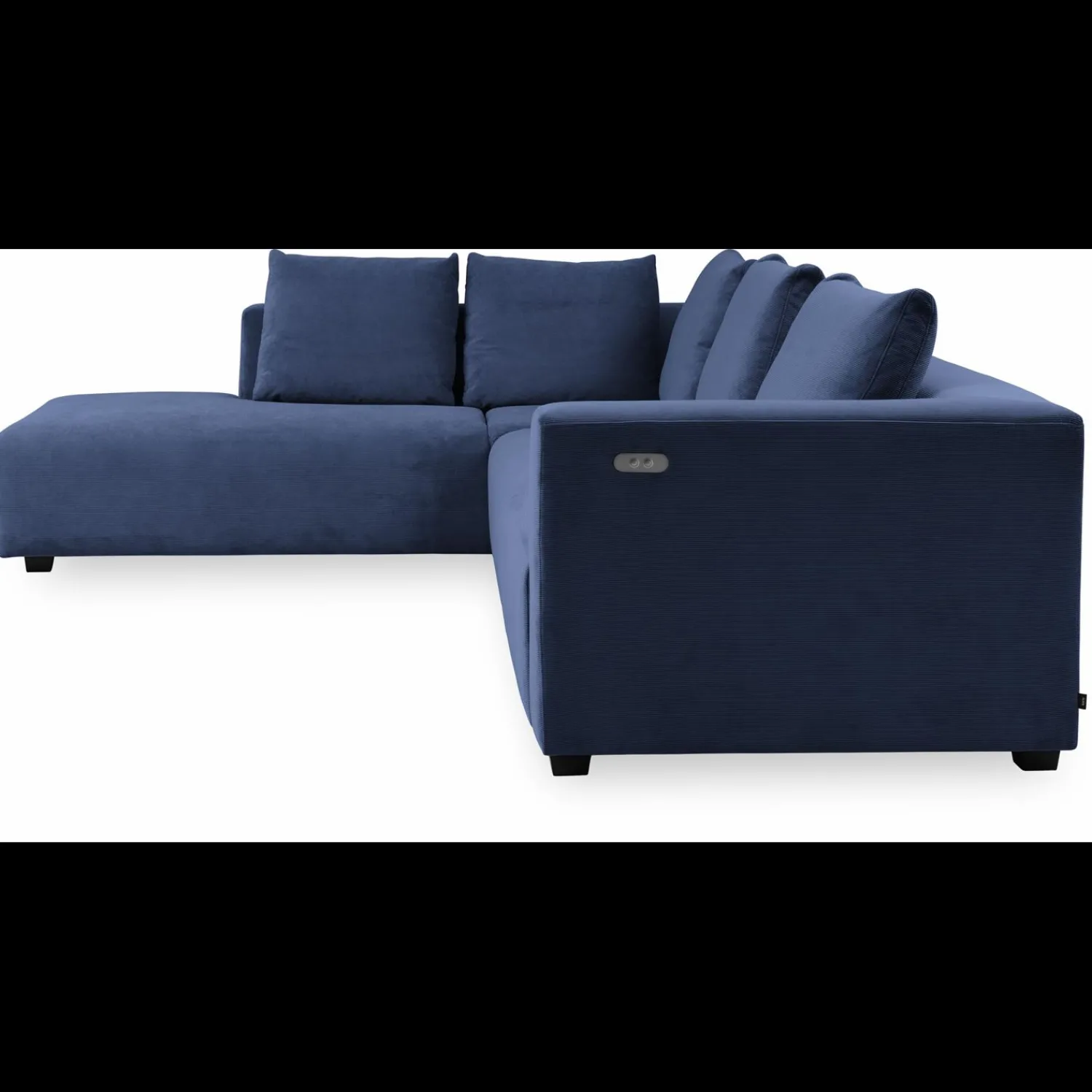 Outlet ILVA Solaro venstrevendt hjørnesofa med pufafslutning