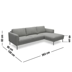 Hot ILVA Springfield højrevendt sofa med chaiselong