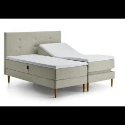 New ILVA Tempur Relaxation Adj Inkl. Tempur Topper One, 180x210 cm bokselevationsseng