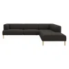 Outlet ILVA Teron højrevendt sofa med pufafslutning