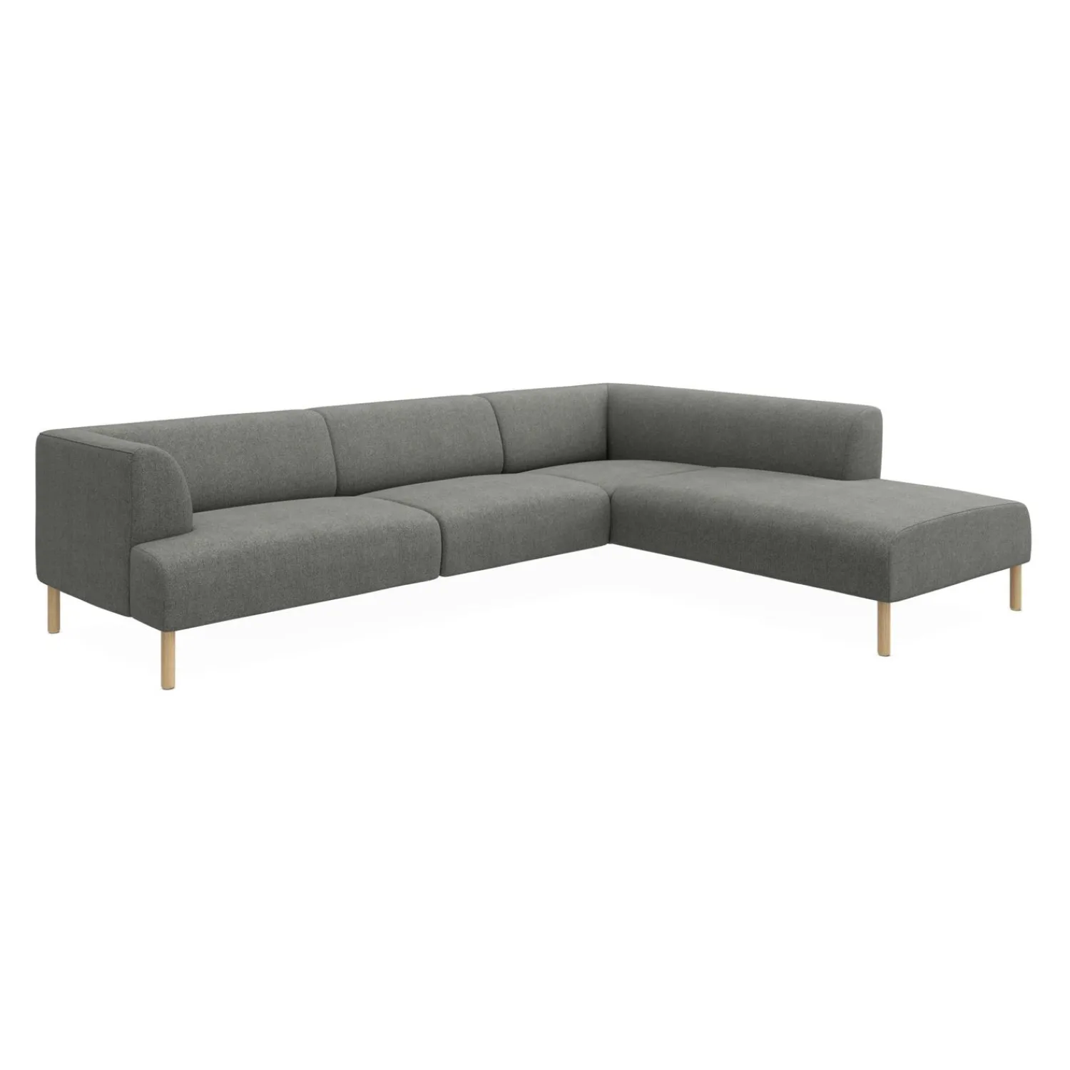Hot ILVA Teron højrevendt sofa med pufafslutning
