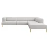 Clearance ILVA Teron højrevendt sofa med pufafslutning