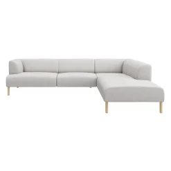Clearance ILVA Teron højrevendt sofa med pufafslutning