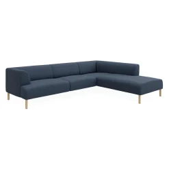 Online ILVA Teron højrevendt sofa med pufafslutning