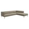 New ILVA Teron højrevendt sofa med pufafslutning