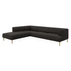Clearance ILVA Teron venstrevendt sofa med pufafslutning