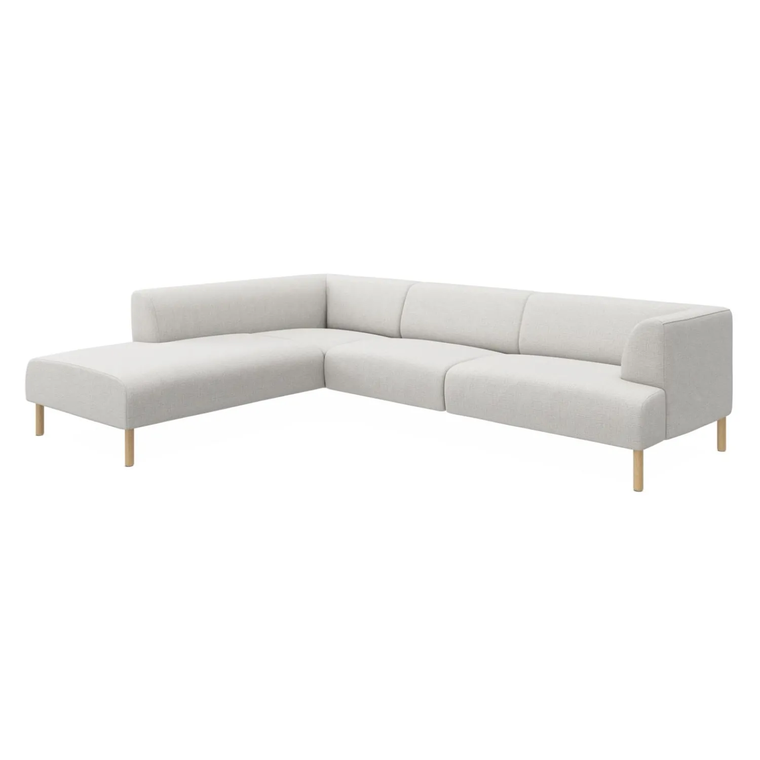 Outlet ILVA Teron venstrevendt sofa med pufafslutning