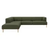 Sale ILVA Teron venstrevendt sofa med pufafslutning