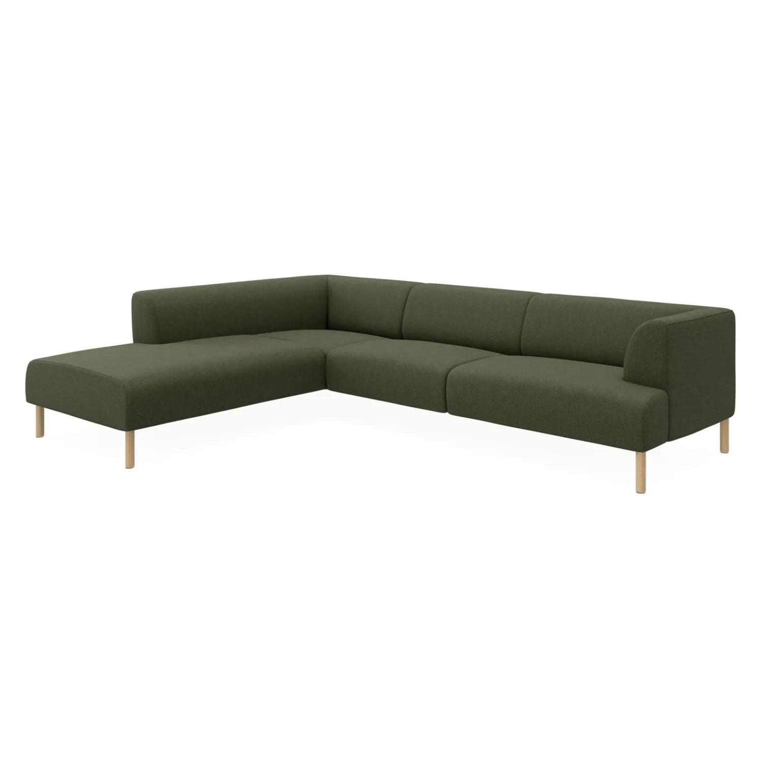 Sale ILVA Teron venstrevendt sofa med pufafslutning