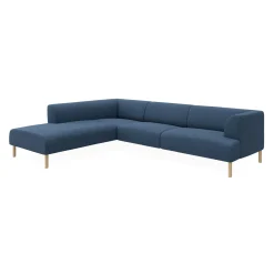 Clearance ILVA Teron venstrevendt sofa med pufafslutning
