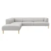Sale ILVA Teron venstrevendt sofa med pufafslutning