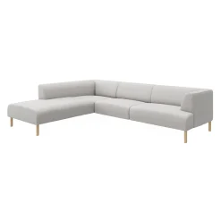 Sale ILVA Teron venstrevendt sofa med pufafslutning