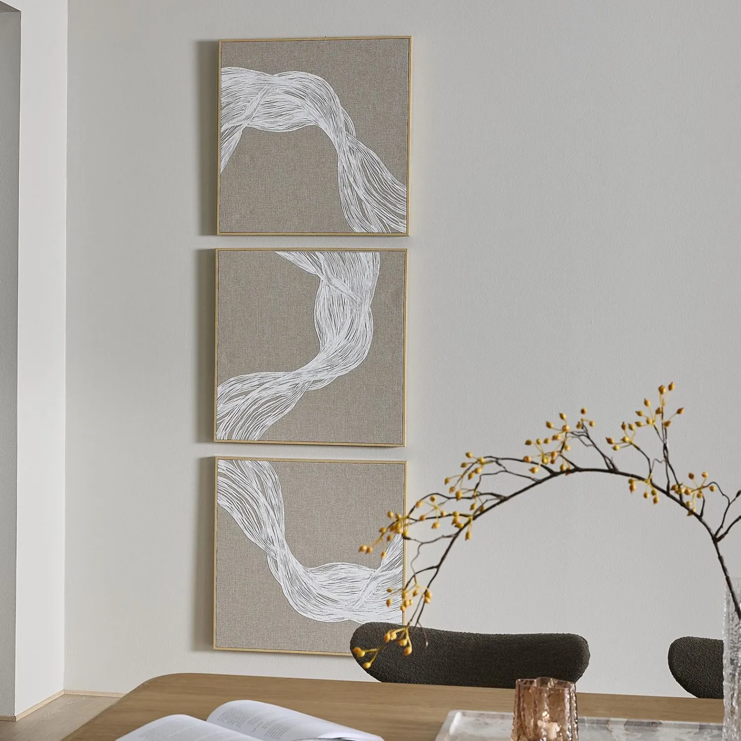 Outlet ILVA Tira Lærreds billede 70 x 70 x 4 cm