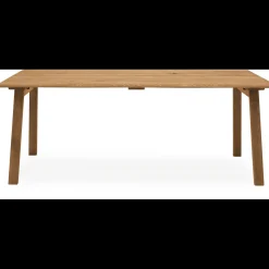 Discount ILVA True Spisebord 200 x 95 x 75 cm, plade + ben i lyst træ
