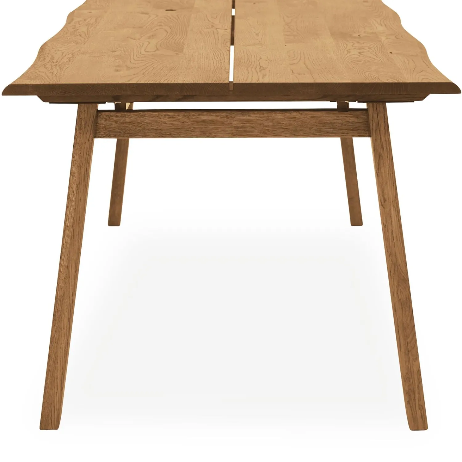 Discount ILVA True Spisebord 200 x 95 x 75 cm, plade + ben i lyst træ