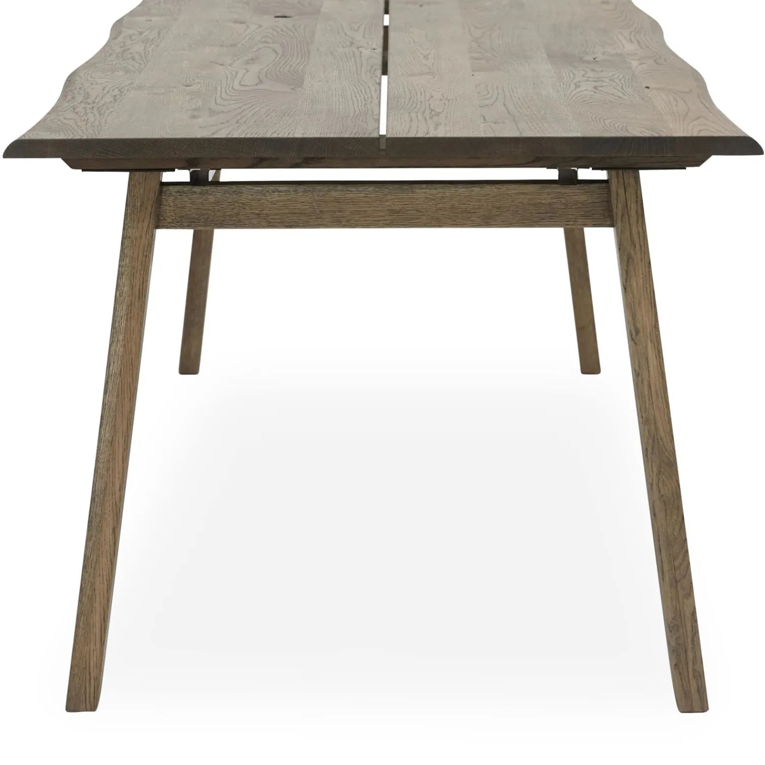 Discount ILVA True Spisebord 240 x 95 x 75 cm, plade + ben i mørkt træ
