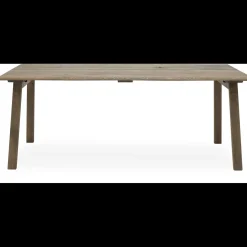 Discount ILVA True Spisebord 200 x 95 x 75 cm, plade + ben i mørkt træ