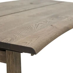 Discount ILVA True Spisebord 200 x 95 x 75 cm, plade + ben i mørkt træ