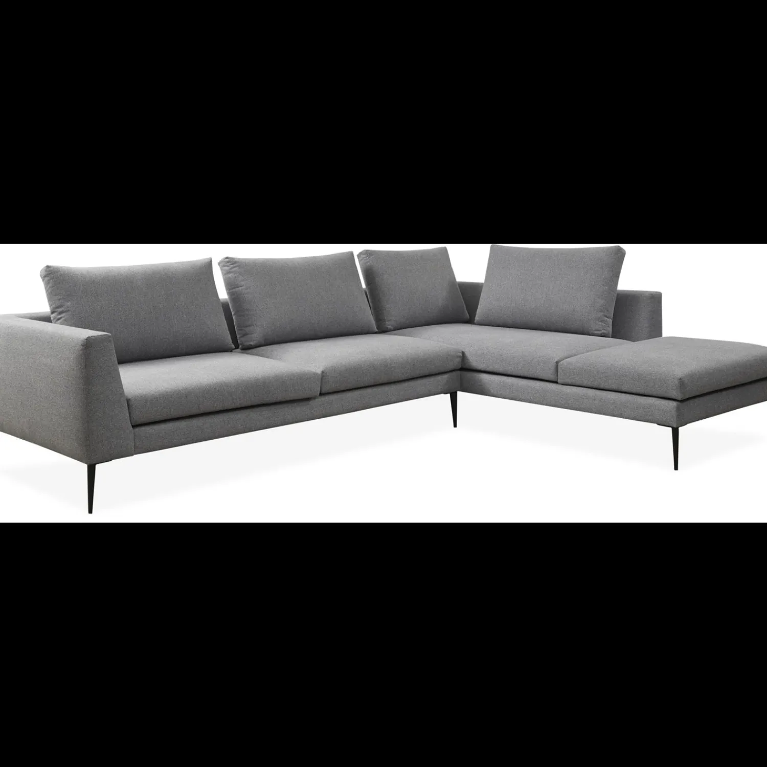 New ILVA Vetland højrevendt hjørnesofa med pufafslutning
