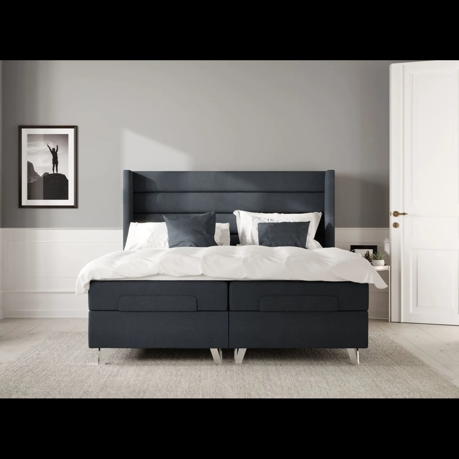 Clearance ILVA Wonderland 412 W6 inkl. topmadras, 160 x 200 cm elevationsseng