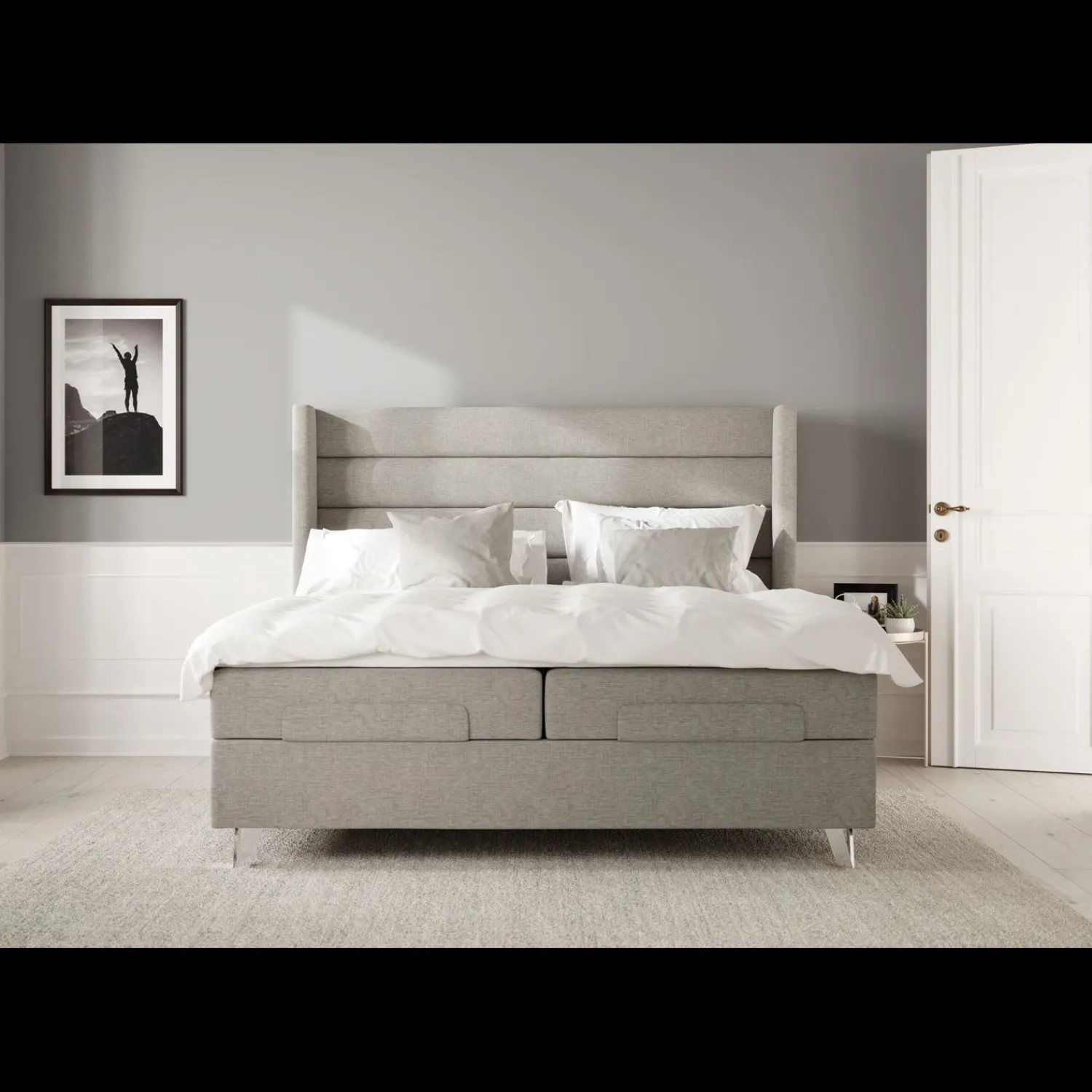 New ILVA Wonderland 412 W8 inkl. topmadras, 160 x 200 cm elevationsseng