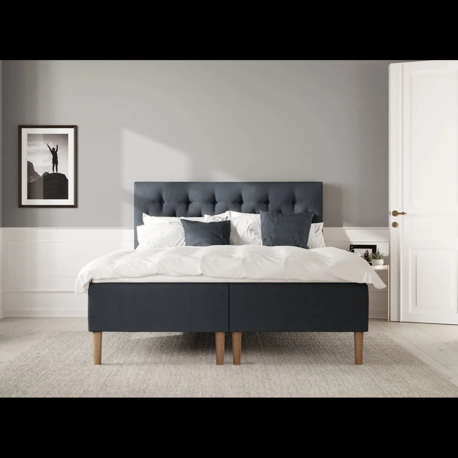 New ILVA Wonderland W6 inkl. topmadras, 210 x 200 cm boksmadras