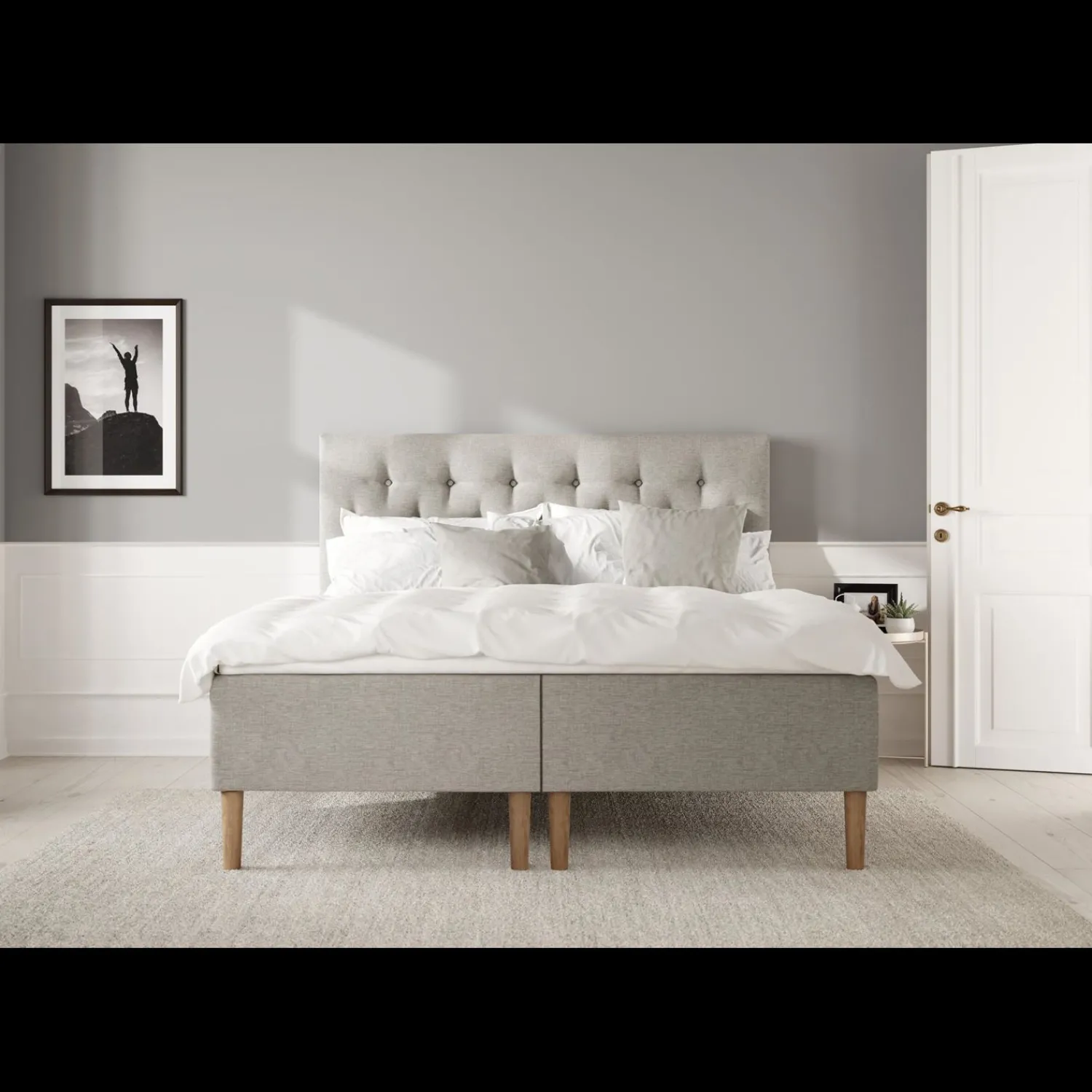 New ILVA Wonderland W6 inkl. topmadras, 210 x 200 cm boksmadras