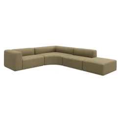 Best ILVA Zano 3-pers. venstrevendt hjørnesofa inkl. puf